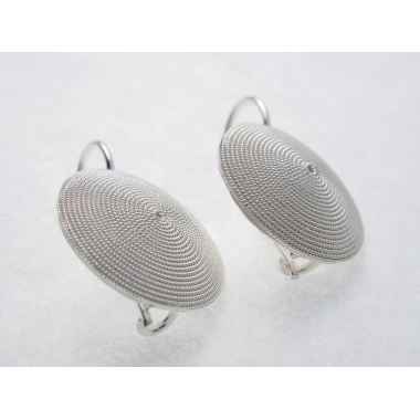 Sardinian filigree earrings in silver, corbula