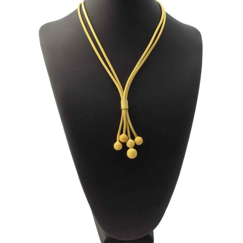 Collana filigrana a strozzino con sferette