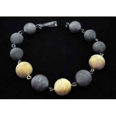 Bracciale filigrana sarda brunito e dorato