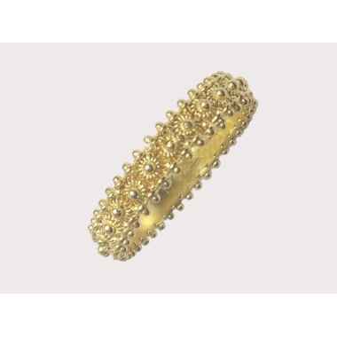 Fascia fede sarda in oro artigianale