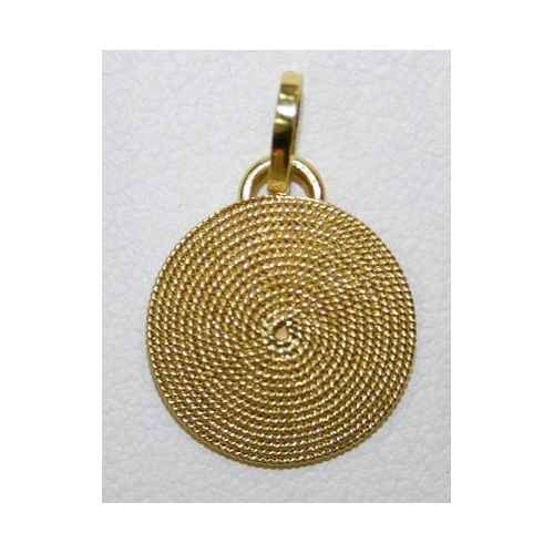 Ciondolo gioiello sardo corbula filigrana oro 750 