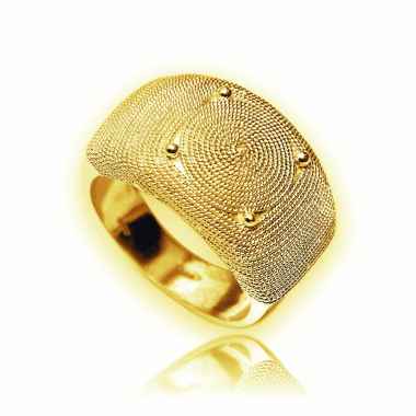 anillo de banda | filigrana de plata