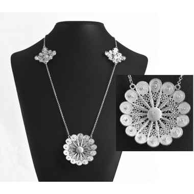 Collana in filigrana argento 925%