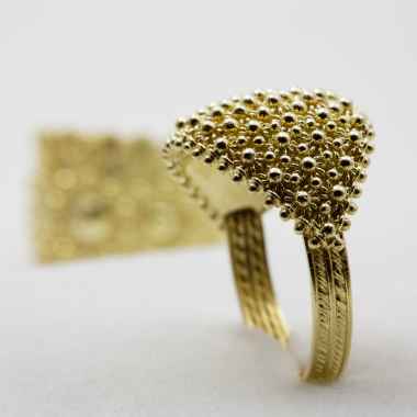 Anello fidanzamento - Fedina Sardegna oro 5 fili 