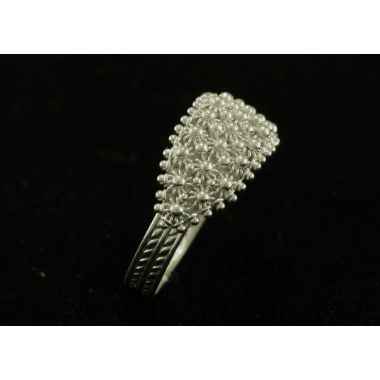 Fedina sarda oro bianco 3 fili 