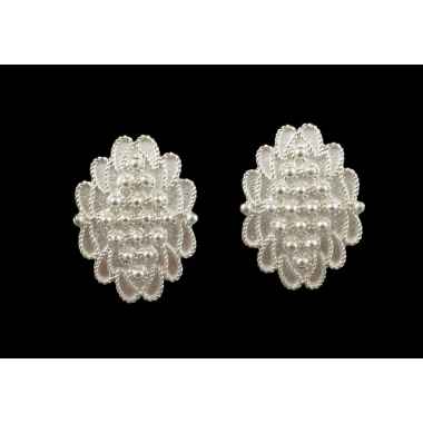 Orecchini gioielli sardi filigrana argento pernio 