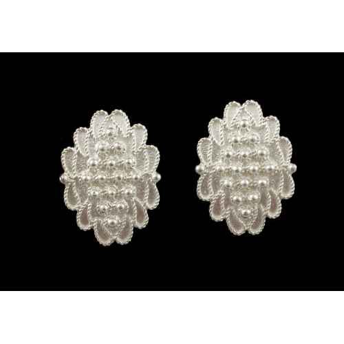 Orecchini gioielli sardi filigrana argento pernio 